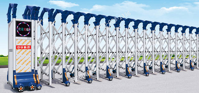 鋁合金電動伸縮門 鋁合金電動伸縮門